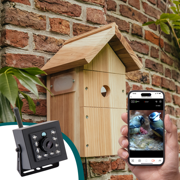 Sistema de cámara WiFi para cajas de pájaros